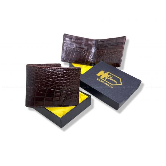 Ví 2 mặt da bụng cá sấu - VB02