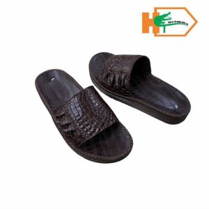 Dép Bàn Tay Da Cá Sấu mã C-11